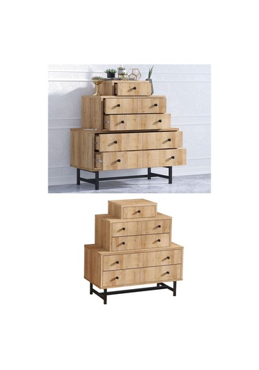 Decormet Tata Şifonyer Safir Meşe Diğer