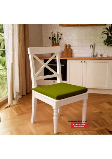 Xpermate 4'lü Sandalye Minderi Su İtici Kumaş 40 x 40 CM Yeşil