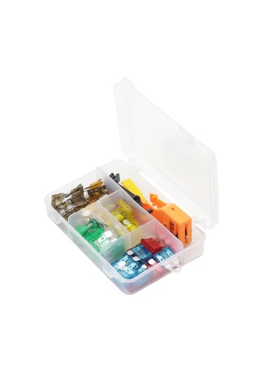 Novahub 60 Parçalı Sigorta Seti - 5 Böl. Plastik Kutu & Test Cihazı - 7 Amper Sigortalar