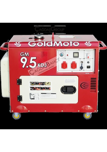 Goldmoto Gm9.5Ktdj Dizel Marşlı Kabinli Jeneratör 9.5 Kw Trifaze