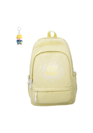 Gençler İçin Şık Ve Fonksiyonel Okul Çantası, Ergonomik Sırt Desteği İle Konforlu, Dayanıklı Ve Hafif Tasarım, Spor Ve Gezi İçin Pratik Sarı