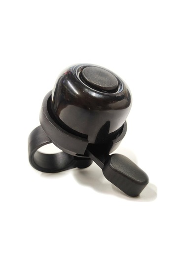 Sarissa Çocuk Bisikleti Zil 1. Kalite Plastik Gövde Metal Çan Siyah Parlak Siyah