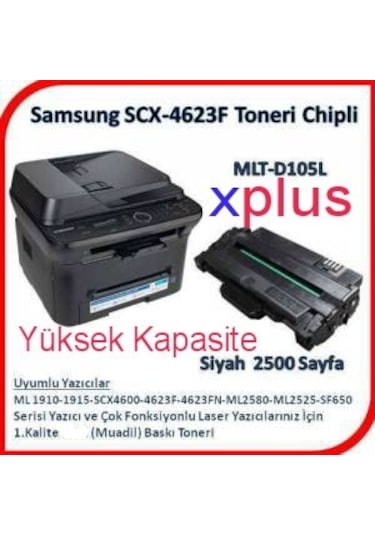 SAMSUNG MLT-D105L SCX-4600,4623F-1910-1915 (CHİPLİ) Uyumlu TONER