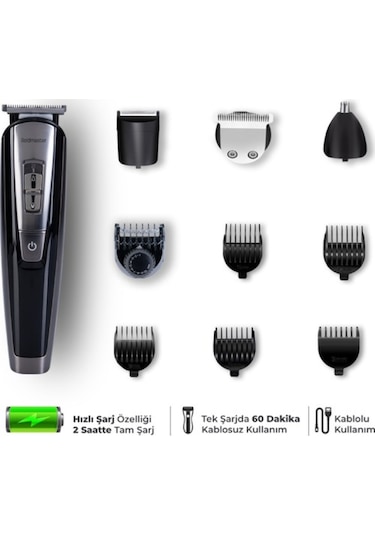 Goldmaster GM-8110 Venge 9 in 1 Erkek Bakım Seti