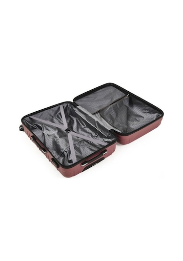 Hoffmanns Travel Star Büyük Boy Abs Valiz - Gülkurusu - 76x52x30 Cm Gülkurusu