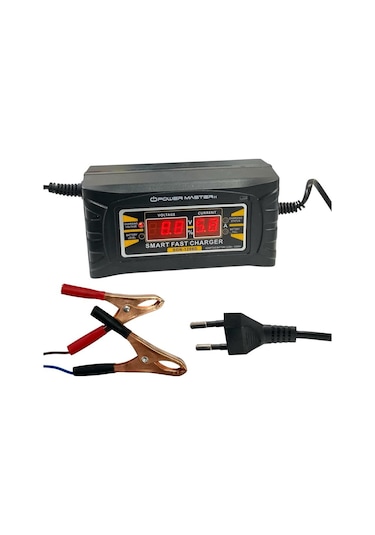Powermaster Son-1206d 12volt 6amper Dijital Akıllı Akü Şarj Cihazı