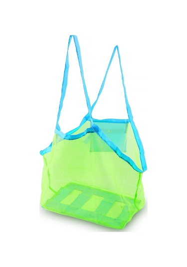 Ruicoo Çocuk Plaj Çantası - Kum Ve Su Geçirmez Hızlı Toplama Torbası 45x30x45cm Yeşil