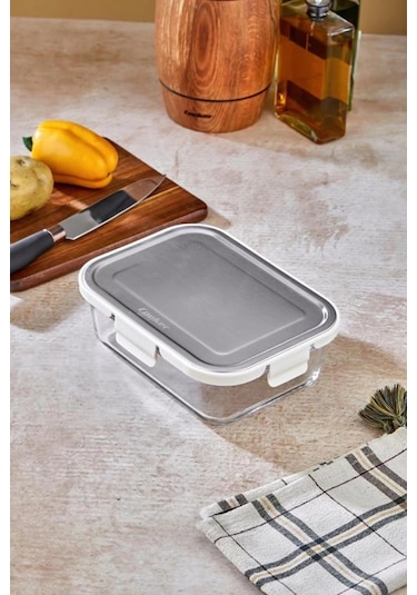 Cooker Ckr3487 Cam Saklama Kabı 640 Cc Şeffaf - Gri