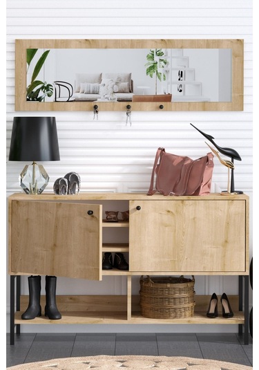 Decormet Blass Ayakkabılık Safir Meşe- Dec-20062 Çok Renkli