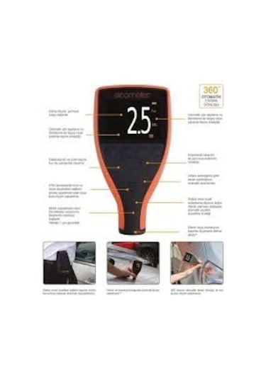 Elcometer A-311cfnfbi Demir + Alüminyum Boya Kalınlık Ölçüm Cihazı