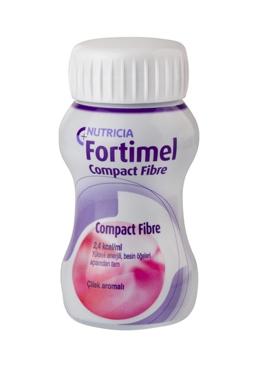 Fortimel Compact Fibre Çilek Aromalı 24 x 125 ML