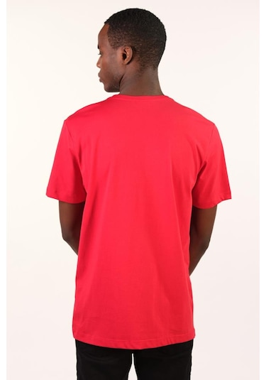 Arma Erkek Bisiklet Yaka Tişört Y22344401801 kırmızı