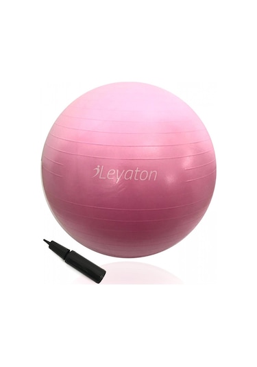 Leyaton Büyük Boy  Pilates Topu 75 Cm Pompa