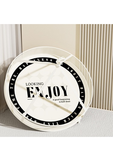 Şifreli 80g Mesh 60cm Yuvarlak Çamaşır Kurutma Sepeti, Çift Katmanlı Renkli