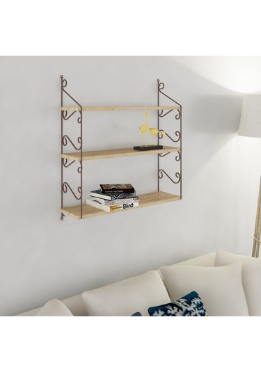 Decormet Seramoni Raf Seti 3 Raflı 200 720 Safir Meşe - Mal Safir Meşe