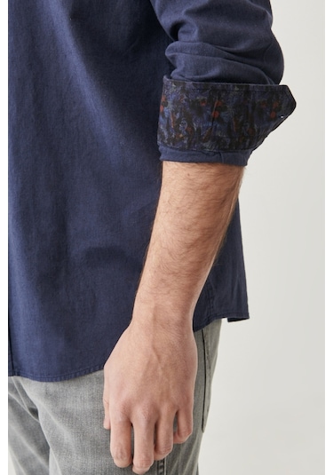 Wrangler Erkek Gömlek W221085410 Lacivert