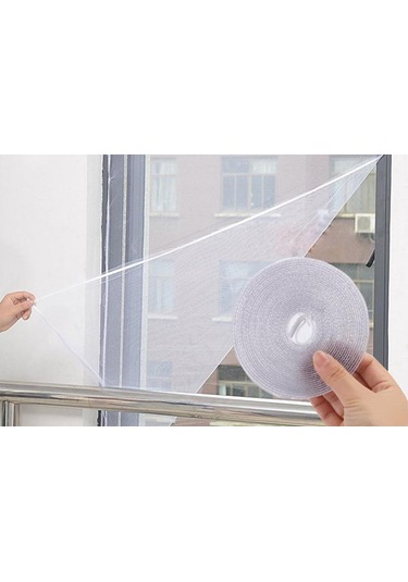 Büro Ev Ofis Haşeresi İçin 100x150cm Beyaz Pencere Cam Sinekliği