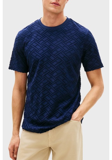 Tommy Hilfiger Erkek T Shirt Mw0mw42381 Dcc Lacivert Tommy Hilfiger Erkek T Shirt Mw0mw42381 Dcc Lacivert