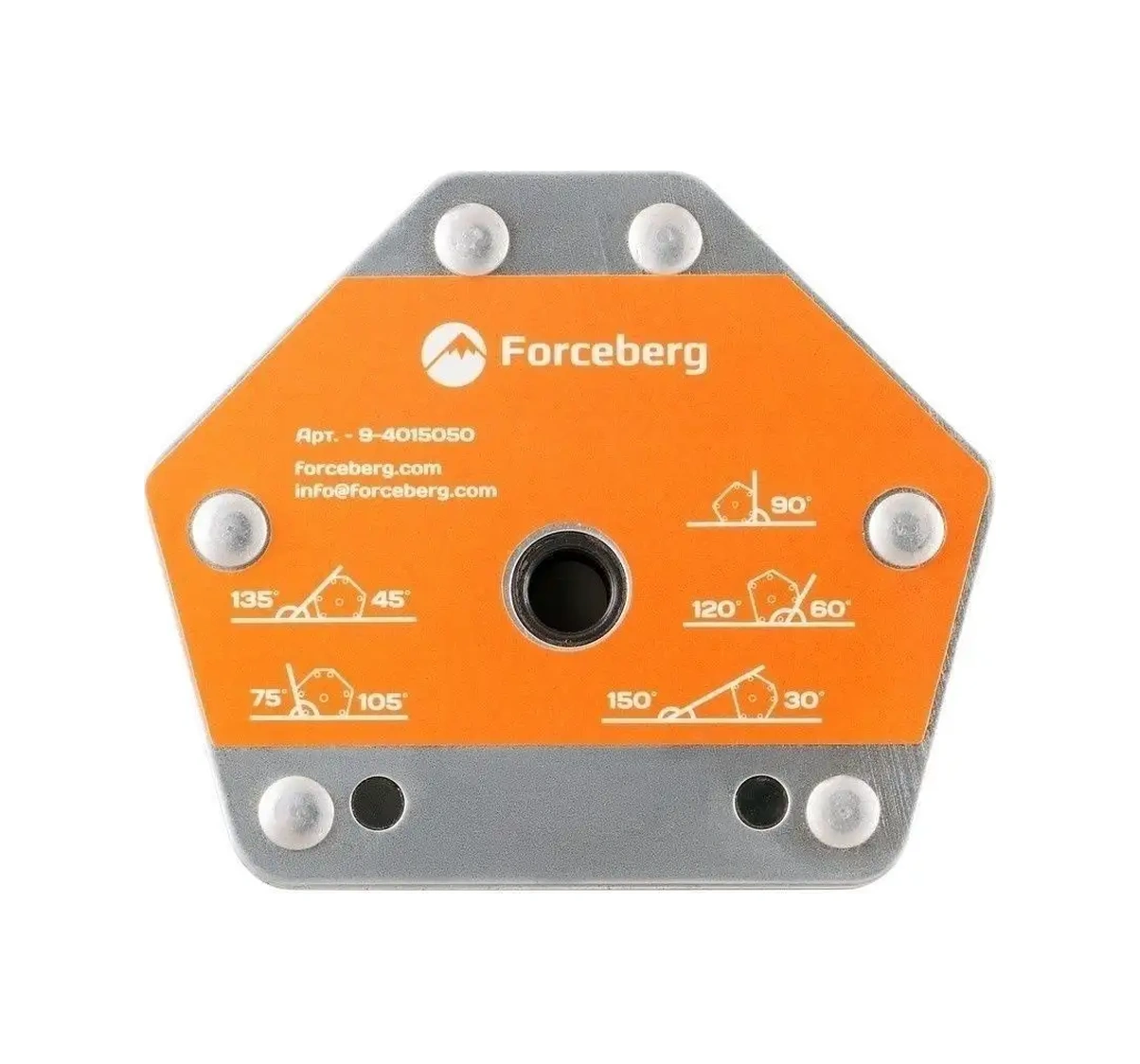 Forceberg Kaynak İçin Güçlendirilmiş Manyetik Köşe, 25kg'a Kadar 39447320 Gri