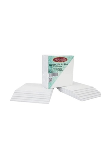 Kps10X10 Artebella (Preslenmiş) Kompozit Plaka 10X10 Cm 12 'Li Se