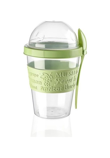 Take'N Go Kapaklı Kaşıklı Pratik Taşınabilir Meyveli Yoğurt Kabı N1138417