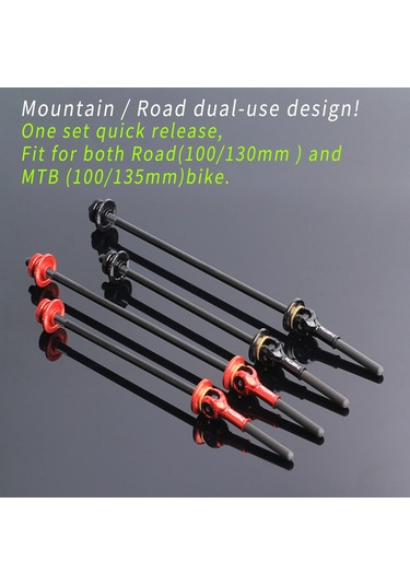 Ximistore9 Mtb Ve Yol Bisikletleri İçin Titanlı Karbon Fiber Hızlı Çıkartma Kolu - Siyah Ra119