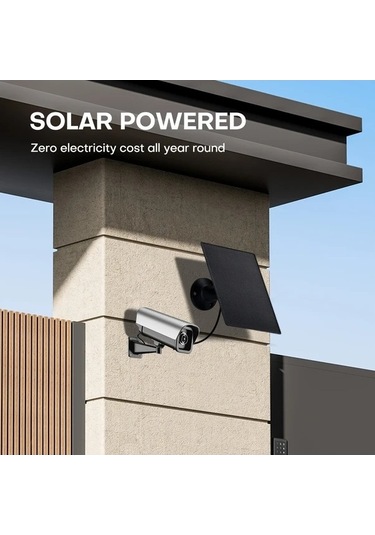 Besthome1 Dream011 Siyah Etfe Güneş Paneli 365 Gün Yüksek Verimli Kristal Silikon Güvenlik Kamerası Şarj Cihazı