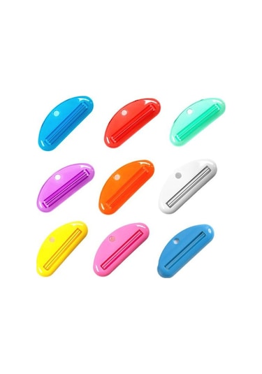 Kırmızı Yüz Temizleyici Sıkacakları Uygun Ergonomi Taşınabilir Diş Macunu Tutucu Tüp Kozmetik Dağıtıcıları Ev Gereçleri Kırmızı