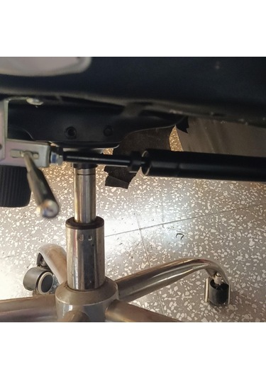 Suntek Ofis Koltuğu Kaldırma Silindiri Kolayca Takılır Siyah Ve Gümüş