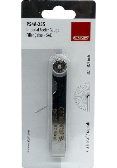 Ceta Form P54a-25s Sentil Filler Çakısı Sae 0.002-0.025 Inch