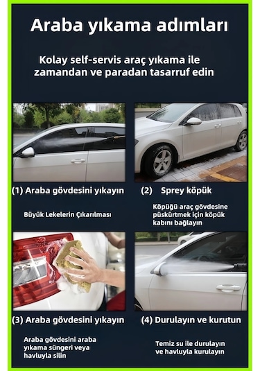 En Yeni Ve En Güçlü 140bar Uyumlu Oto Araba Bahçe Havuz Klima Hal