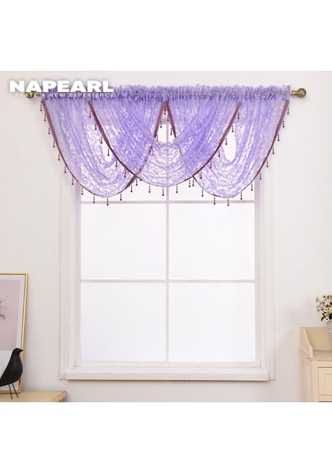 Krem 1 Pc Napearl Modern Boncuklu Jakarlı Perde Valance Tasarım Pencere Dekoratif Perde Çiçek Tül Perde Krem Krem 1 Pc Napearl Modern Boncuklu Jakarlı Perde Valance Tasarım Pencere Dekoratif Perde Çiçek Tül Perde Krem