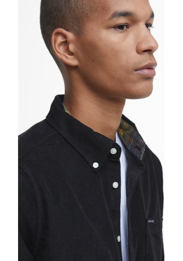 Barbour Ramsey Tailored Cord Gömlek Bk31 Black Siyah
