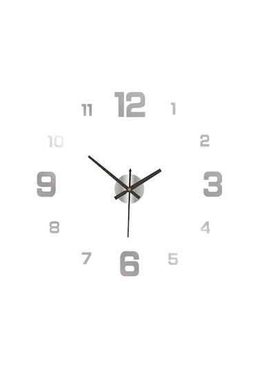 Ulzyvf Yaratıcı Dijital Gece Lambası Saat Kişiselleştirilmiş Ev Dıy Duvar Saati Renkli Akrilik Duvar Saati 40cm Renkli