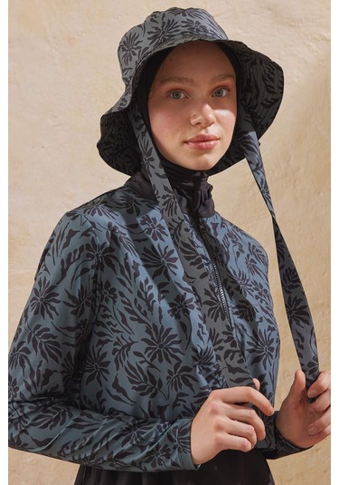 Manuka Bağlamalı Bucket Şapka Floral-yeşil Çok Renkli