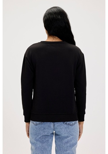 Bad Bear Re-carina Siyah Kadın Sweatshirt-nıght Siyah