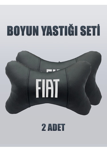 Fiat Yeni Logo Beyaz Yastık 2 Adet 2 Adet