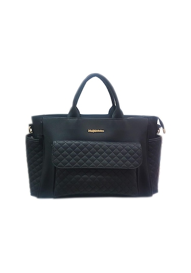 My Athena 7110 Deri Anne Bebek Bakım Çantası Siyah 001