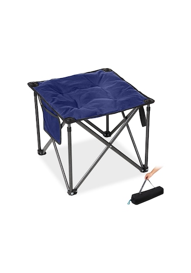 Fundango Cozy Stool Plus Ultra Konforlu Destekli Katlanır Tabure Blue Mavi