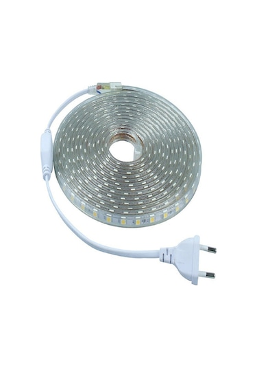 Flexible Strip Hortum Şerit Led Işık - 220 Volt Mavi 2 Metre