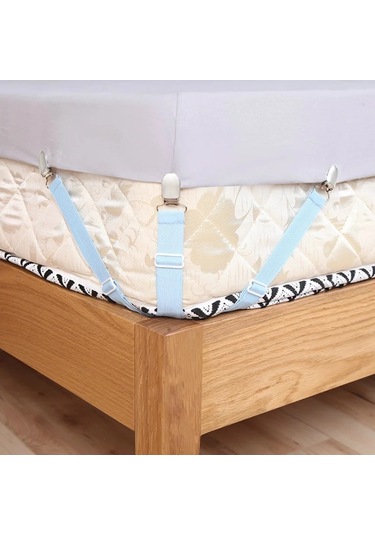 Metal 2 Adet 2-2/4/8 Adet Yatak Çarşafı Bağlantı Elemanları Üçgen Yatak Çarşafı Kli Klipler Elastik Jartiyer Ev Gereçleri 47128573