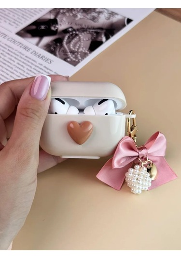 Qapla Airpods Uyumlu Pro 2 Kılıfı, Kulaklık Kılıfı Airpods Uyumlu 418314757 Beyaz Mat