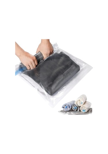 Aubyhe 12 Adet Seyahat Sıkıştırma Çantası - 3 Farklı Boy, Pompasız Kullanım, 75% Daha Fazla Depolama Alanı, Giysi/towel/salça Koruma Diğer