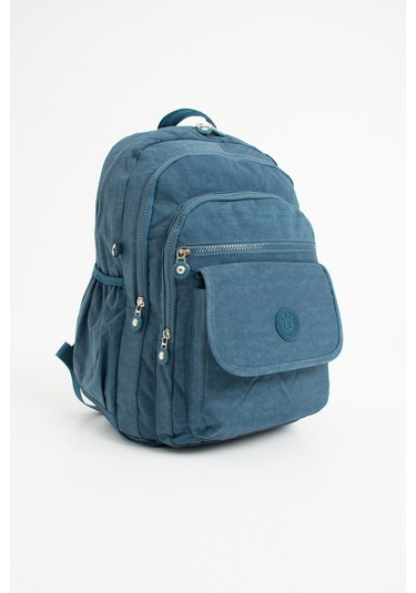 Ultra Hafif Çok Cepli Su Geçirmez Sırt Çantası Unisex Mavi Model:571-2a - Mavi