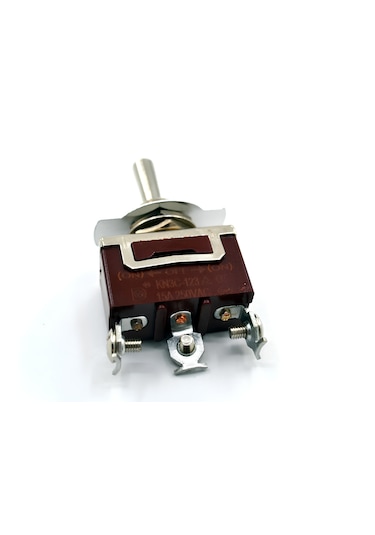 Toggle Switch 1-0-2 Yaylı Metal Anahtar 3 Pin 12v-220v 15a Yaylı