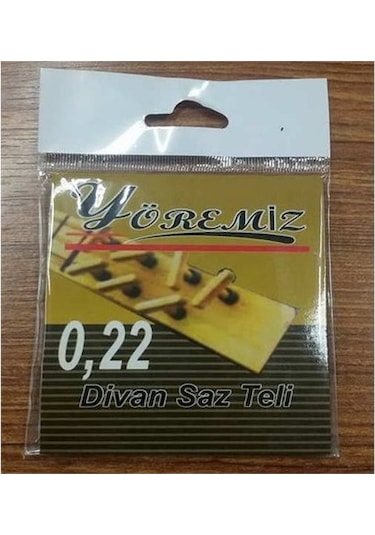 Yöremiz Divan Saz Teli Takımı-0.22 Numara Paslanmaz Çelk