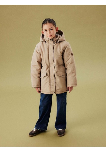 Name It Nkfmarlow Kız Çocuk Parka Mont 13244331 Bej