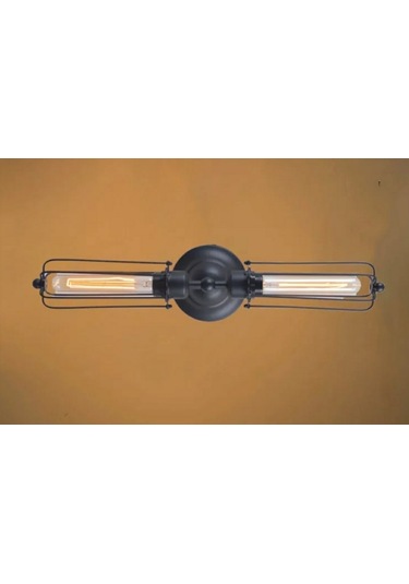 Mylights Retro Rustik Tavan Ve Duvar Aplik Armatür Avize (549238183) Siyah