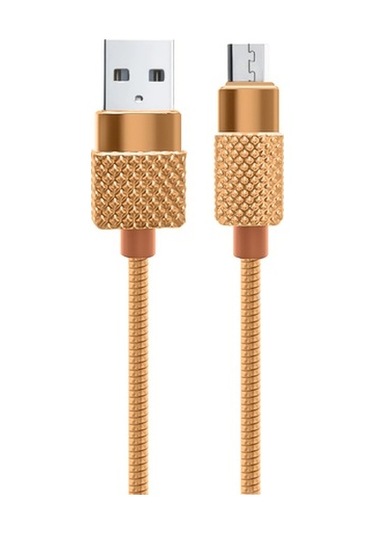 Powermaster 2372 Micro Usb Metal Şarj Ve Data Kablosu 1Mt 3A