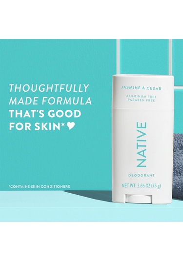 Native Jasmine & Cedar Alüminyumsuz Stick Deodorant 75gr